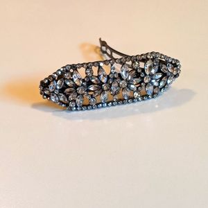 Black Rhinestone Hair clip